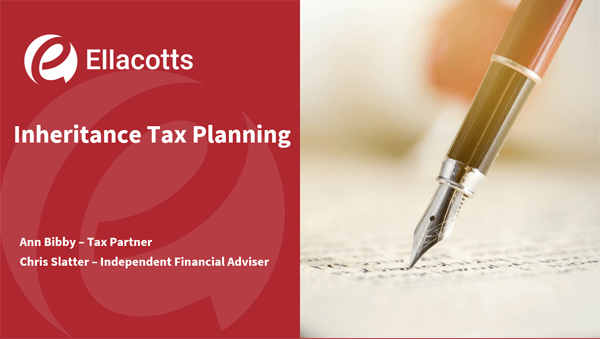 Inheritance Tax planning Webinar